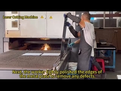 دستگاه برش لیزری صفحه فولاد ضد زنگ 1500W برای ماشین سینک آشپزخانه دست ساز