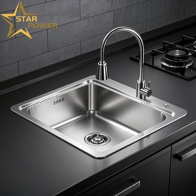 قیمت خوب 304 فولاد ضد زنگ تک و دو سینک قالب گذاری یکپارچه ضخامت و عمق افزایش سیم نقاشی آنلاین