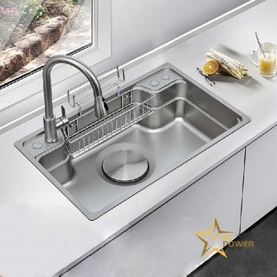 کیفیت  304 Stainless Steel Kitchen Sink Machine for Modern Kitchens with Large Capacity کارخانه
