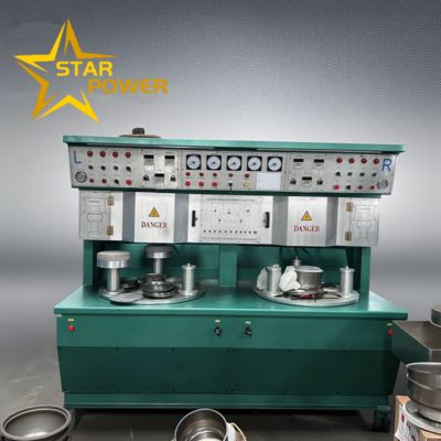 قیمت خوب Dual-Station Aluminum Brazing Machine for Cookware 580-620°C 0.3-3 MPa آنلاین