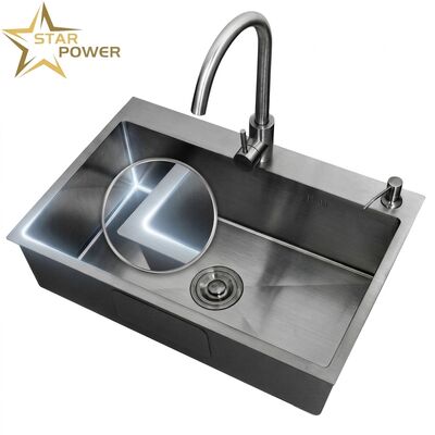 قیمت خوب 20 Inch Drop-In Single Bowl Bar Kitchen Sink SUS304 20 Gauge with Basket Strainer آنلاین