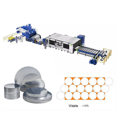 قیمت خوب فیدر خودکار زیگزاگ ورق کویل فولادی ضد زنگ خط پانچ خط دایره خالی کننده خودکار آنلاین