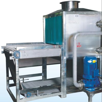 خط شستشوی سریع مواد فلزی 265kw 2.5t/H تجهیزات شستشوی مواد آشپزی جریان کار آب نرم