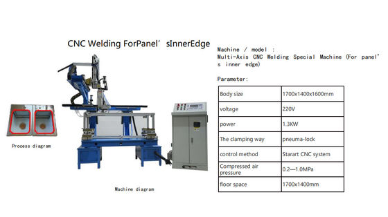 قیمت خوب ماشین مخصوص جوشیدن لبه داخلی CNC چند محور با کارایی بالا برای صنایع صنعتی آنلاین