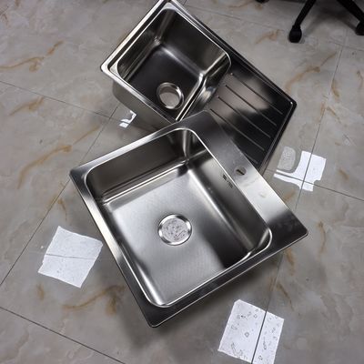 قیمت خوب سینک فولادی فولادی فولاد ضد زنگ نانو اسلحه خاکستری سینک فولادی فولادی 304 سینک فولادی فولادی نصب شده در زیر صحنه آنلاین