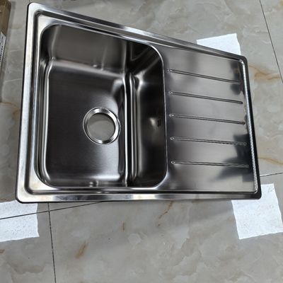 سینک فولادی فولادی فولاد ضد زنگ نانو اسلحه خاکستری سینک فولادی فولادی 304 سینک فولادی فولادی نصب شده در زیر صحنه