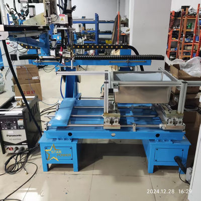 سیستم CNC با کنترل برنامه نویسی PLC ماشین جوش سطح سینک فولاد ضد زنگ