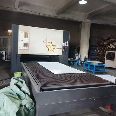 برای خط تولید حرفه ای سینک دستی استفاده می شود ماشین برش لیزری ورق فلز ضد زنگ CNC