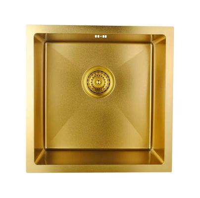 قیمت خوب زیر کوه و بالای کوه سازگار با SUS304 درجه غذایی (18/8) فولاد ضد زنگ طلا مربع سینک آشپزخانه ♪ اندازه گیری فولاد سفارشی در دسترس ♪ عمق حوضه سفارشی در دسترس ♪ ضد زنگ و مقاوم در برابر خوردگی آنلاین