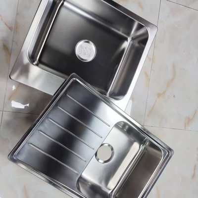 قیمت خوب ست سینک ظرفشویی آشپزخانه کشدار (18/8) با مواد غذایی سازگار با درجه 304 استیل ضد زنگ (18/8) اندازه قابل تنظیم | گیج فولادی سفارشی موجود | عمق حوضه سفارشی موجود | ضد زنگ و مقاوم در برابر خوردگی آنلاین