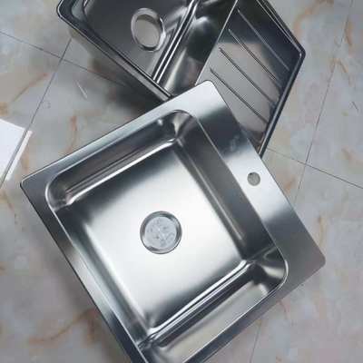 قیمت خوب سینک ظرفشویی آشپزخانه دو کاسه ای از جنس استنلس استیل 304 سازگار با مواد غذایی Undermount & Top Mount با آبچکان | گیج فولادی سفارشی موجود | عمق حوضه سفارشی موجود | ضد زنگ و مقاوم در برابر خوردگی آنلاین