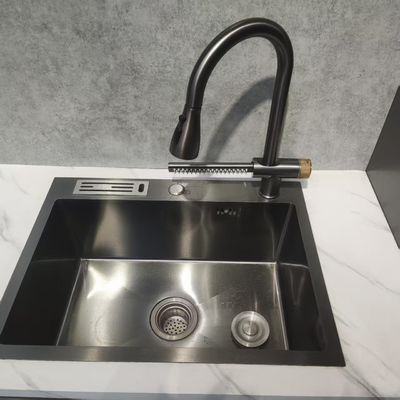 قیمت خوب سینک آشپزخانه فولاد ضد زنگ دست ساز با طراحی یکپارچه دو مرحله ای و فولاد ضد زنگ درجه غذایی 304/316 آنلاین