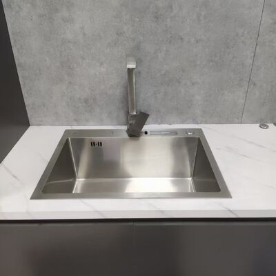 قیمت خوب سینک ظرفشویی استیل ضد زنگ 304/316 با عایق صدا و بدون نویز با کاسه عمیق و عمق کاسه 250-300 میلی‌متر آنلاین
