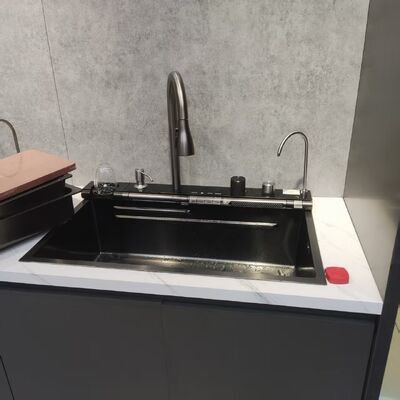 سینک آشپزخانه با فولاد ضد زنگ 316L با دقت بالا و ضخامت 1.2-1.5mm