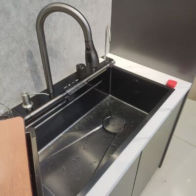 قیمت خوب سینک آشپزخانه با فولاد ضد زنگ 316L با دقت بالا و ضخامت 1.2-1.5mm آنلاین