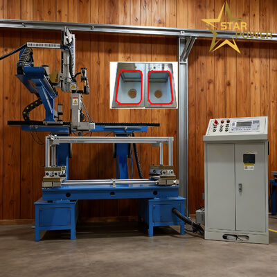 ماشین جوشکاری چهار طرفه صاف CNC با یک کلیک شروع و جوشکاری دقیق برای شکل گیری فلز