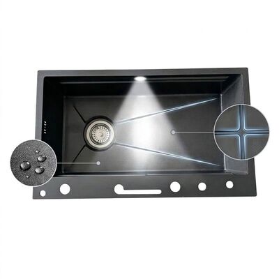 قیمت خوب 40 Inch Commercial Double Bowl Drop-In Kitchen Sink 16 Gauge with Drainboard آنلاین