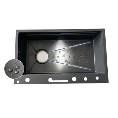 قیمت خوب 30 Inch Drop-In Double Bowl Kitchen Sink 22 Gauge with Two Faucet Holes آنلاین