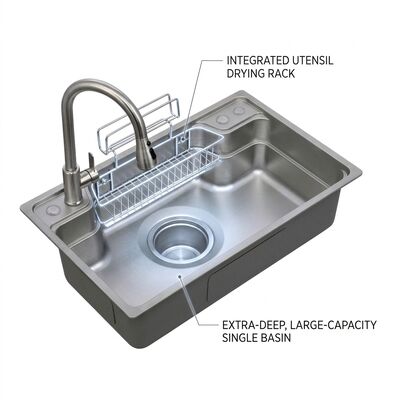 قیمت خوب 35 Inch Apron Front Farmhouse Double Bowl Kitchen Sink 16 Gauge Handmade SUS304 online