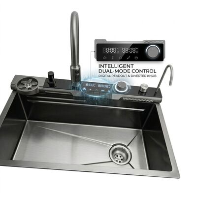 قیمت خوب 32 Inch Undermount Double Bowl Kitchen Sink 50/50 SUS304 16 Gauge with Bottom Grids آنلاین